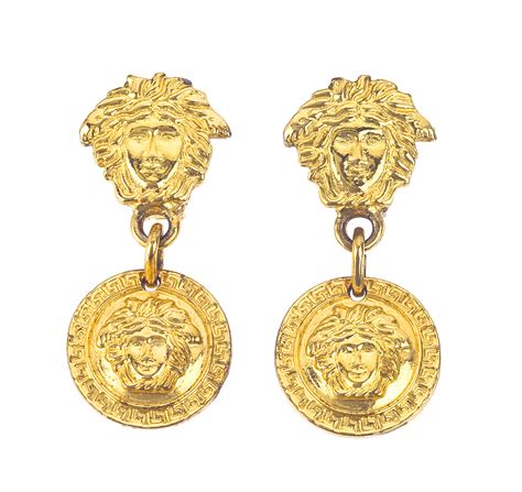 versace earrings fake|vintage versace earrings.